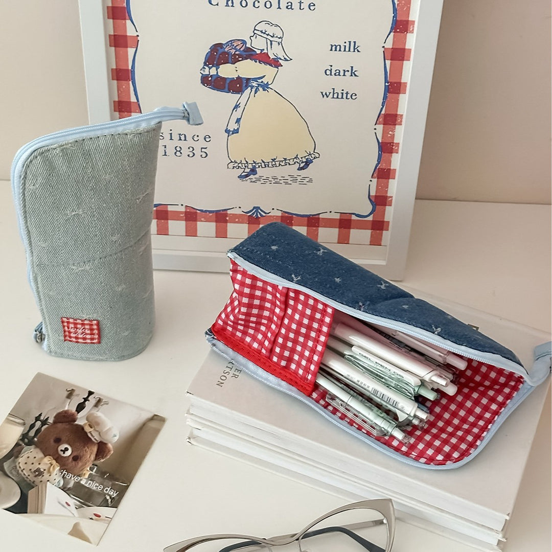 Denim Pencil Case