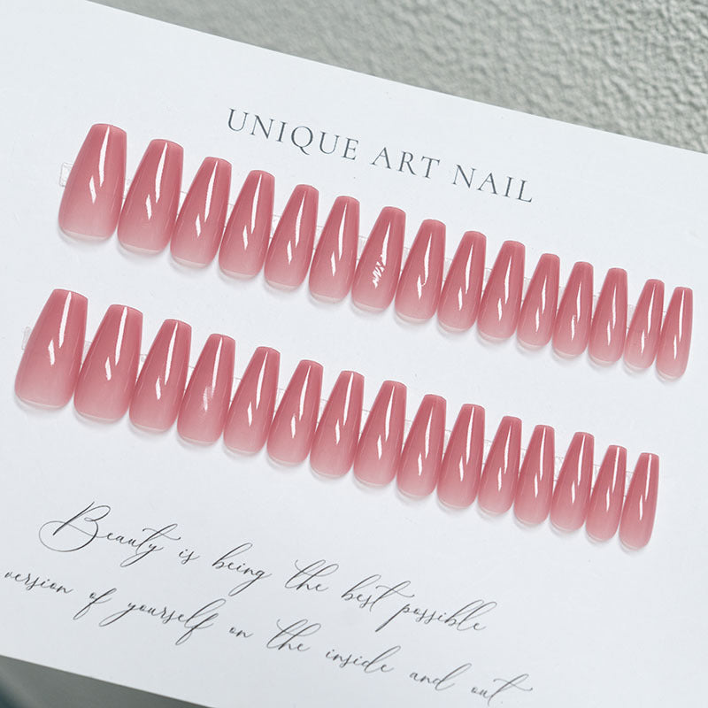 Natural Glossy Press-On Nails