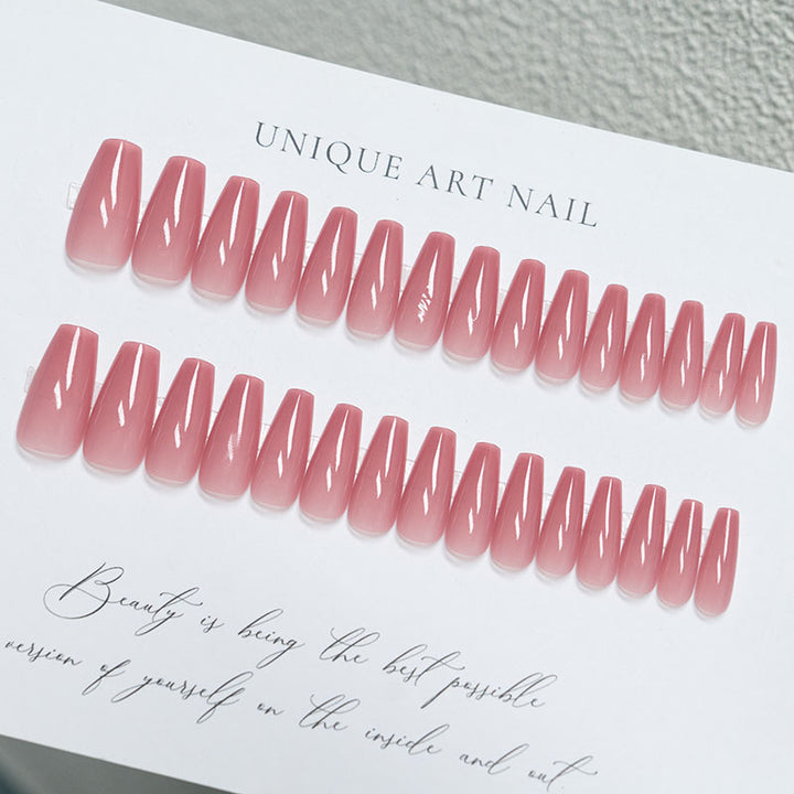 Natural Glossy Press-On Nails