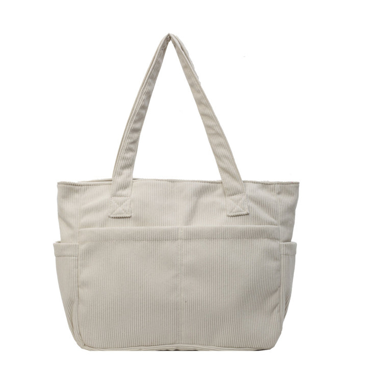 Multifunctional shoulder bag with large outer pockets Kalsten