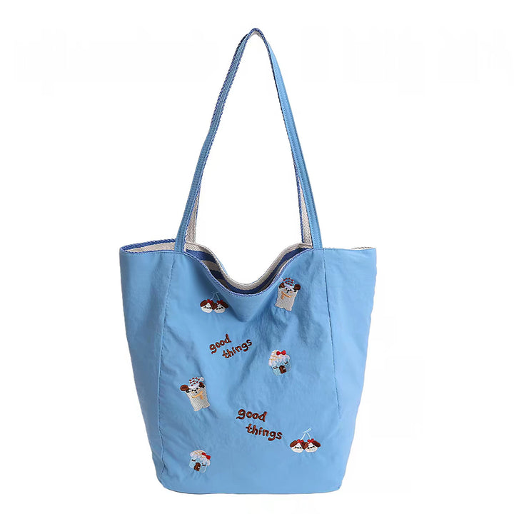 Embroidered Casual Tote Kalsten