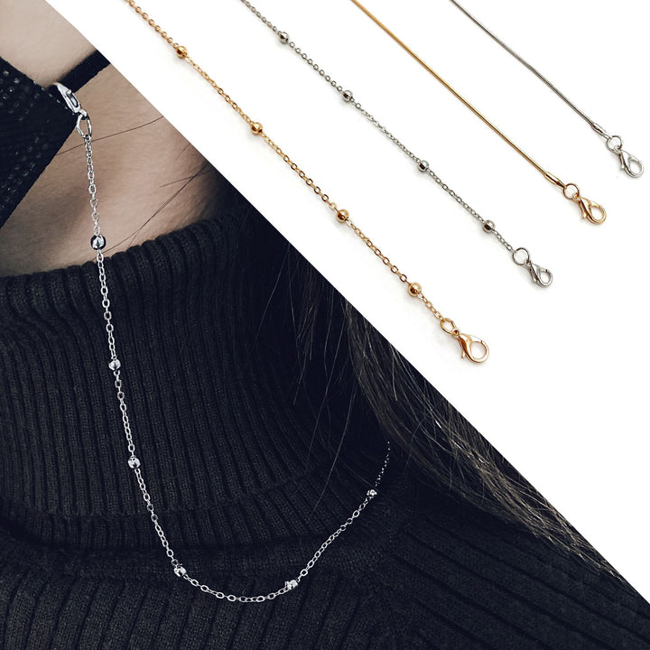 Sleek Metal Chain Eyewear Retainer Kalsten