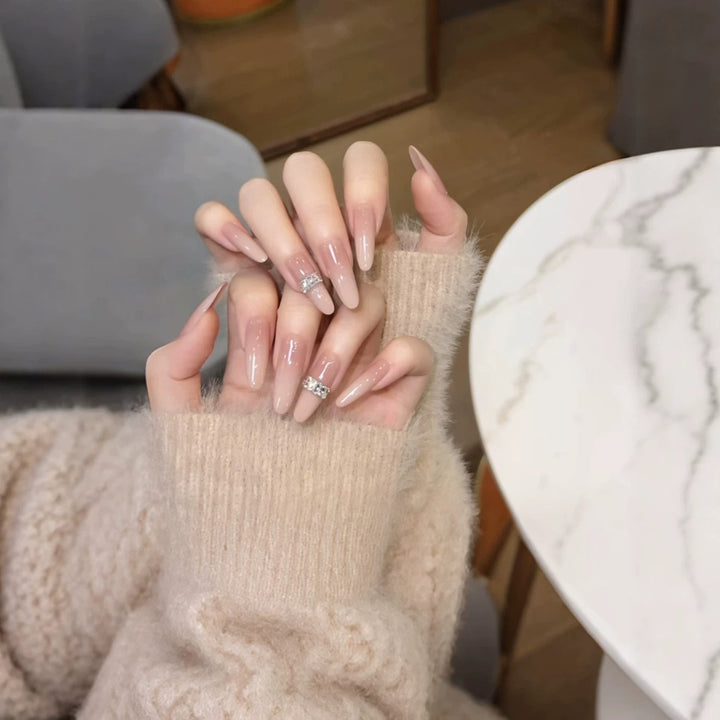 Elegant Long Stiletto Nail Enhancements