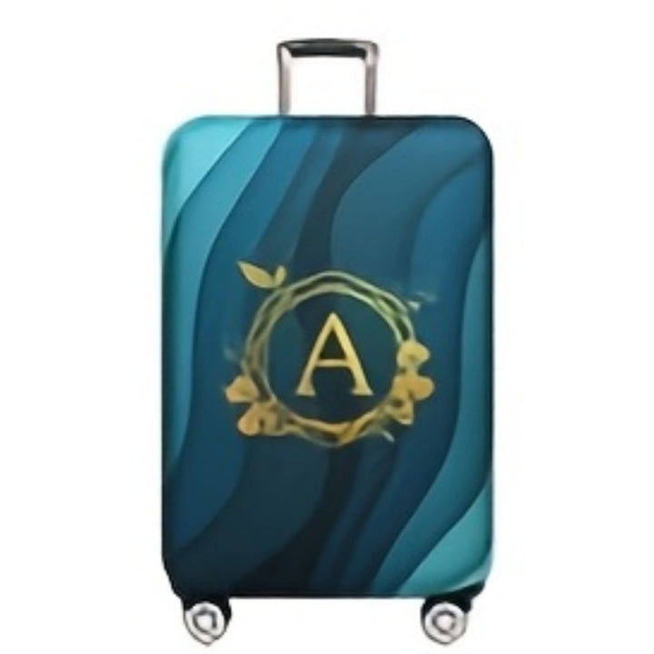 Women's Hard Shell Suitcase with Modern Wave Pattern Kalsten
