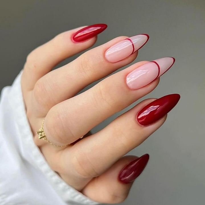 Artistic Long Stiletto Nail Enhancements