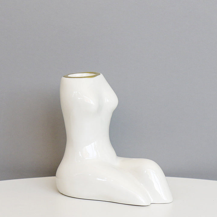 Artistic Body-Shaped Ceramic Vase Kalsten