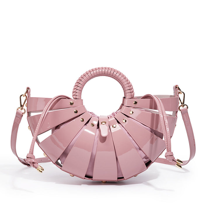 Elegant Fan-Shaped Handbag Kalsten
