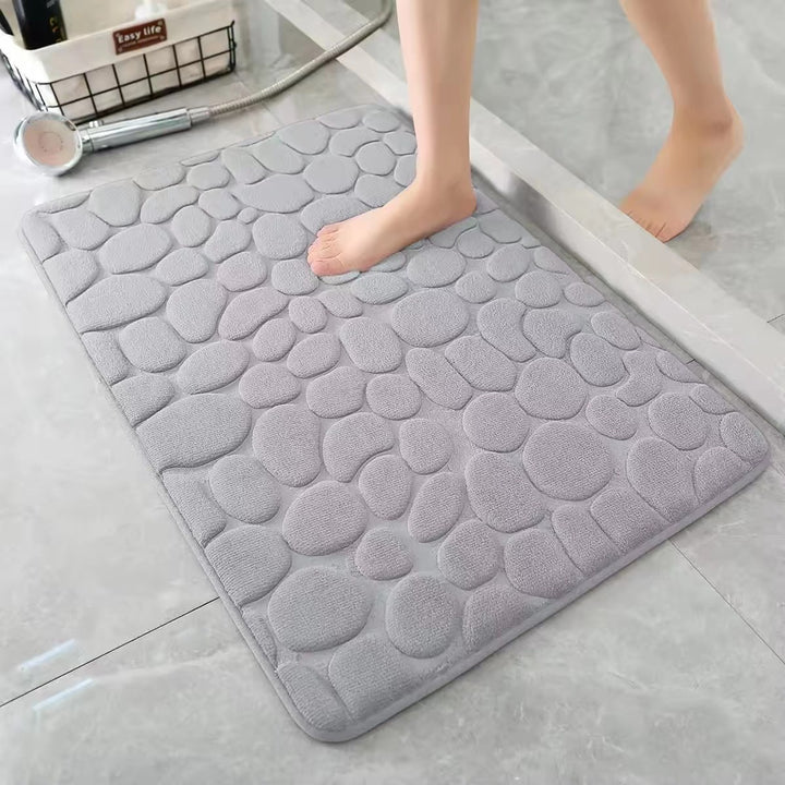 Soft Textured Bath Mat for Bathroom Floor