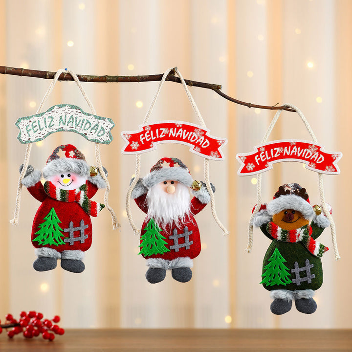 Festive Santa Hanging Ornament Kalsten