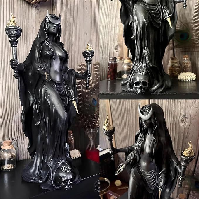 Decorative Witch-Themed Cauldron Lamp Kalsten