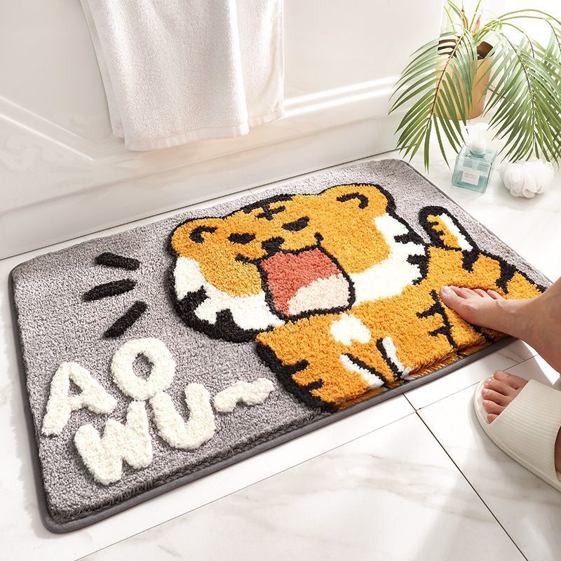 Cute Dog-Themed Bath Mat Kalsten