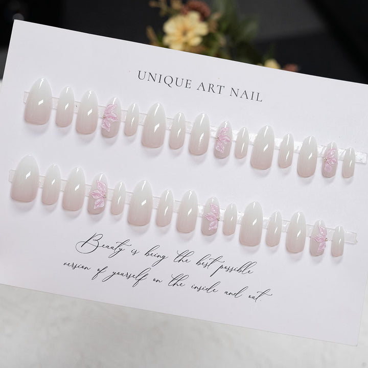 Artistic Ombre Stiletto Nail Art