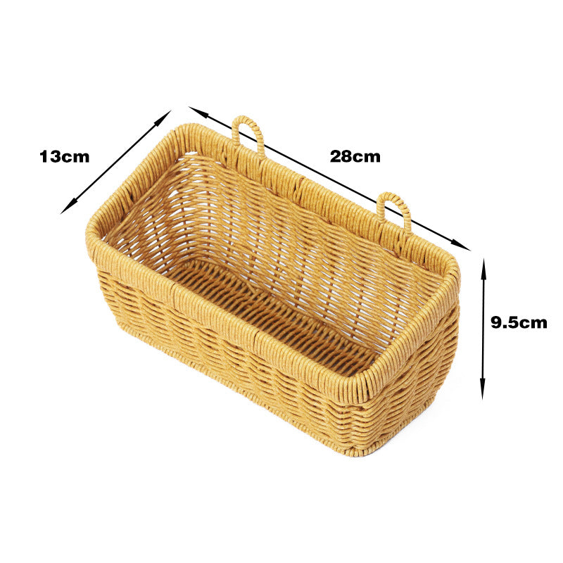 Handwoven Rectangular Storage Basket Kalsten