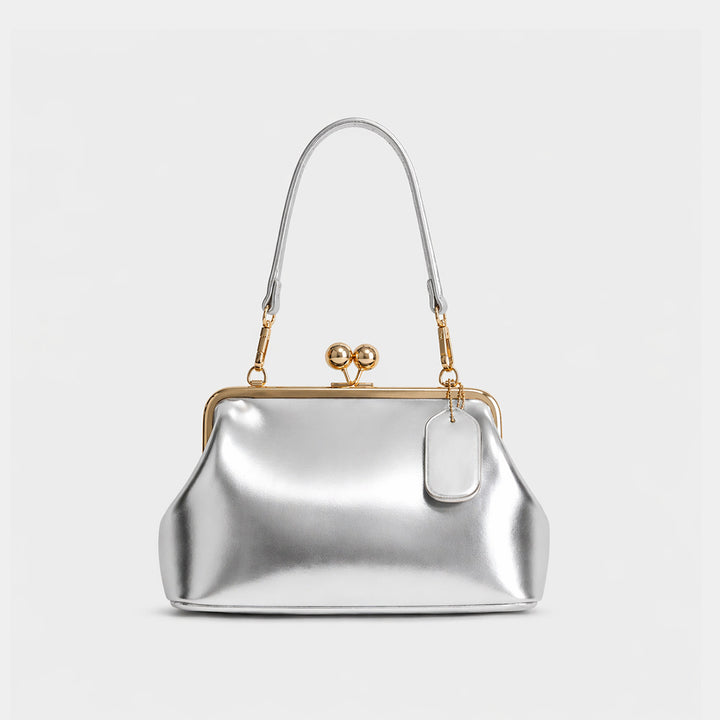 Crocodile Patterned Evening Handbag