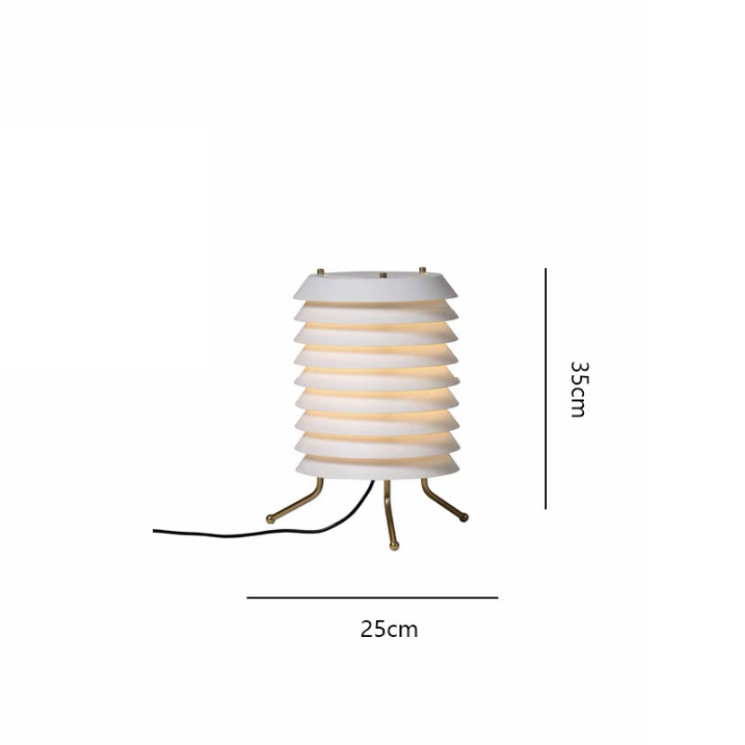 Modern Rippled Table Lamp