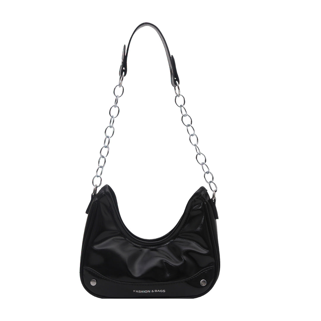 Chain-Handled Shoulder Bag