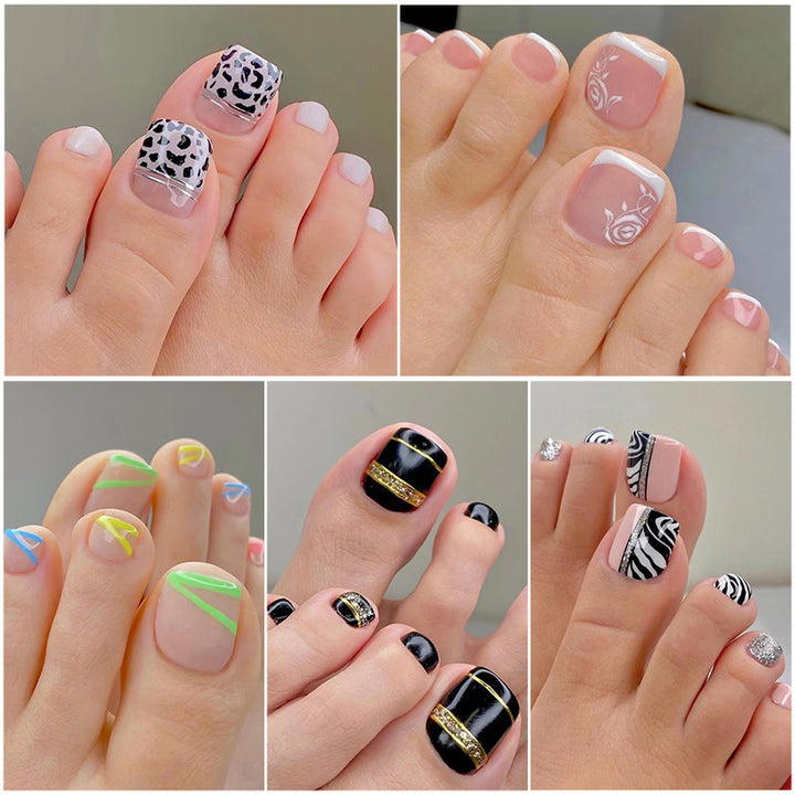 Artistic Toenail Design with Divine Butterfly Design Kalsten