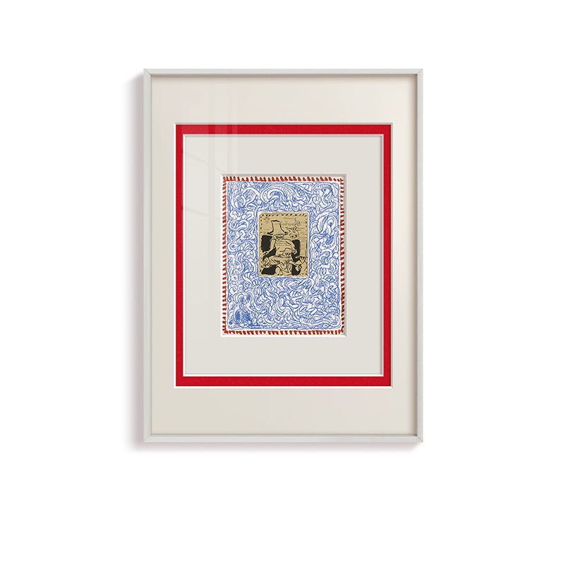 Framed Abstract Botanical Art Print