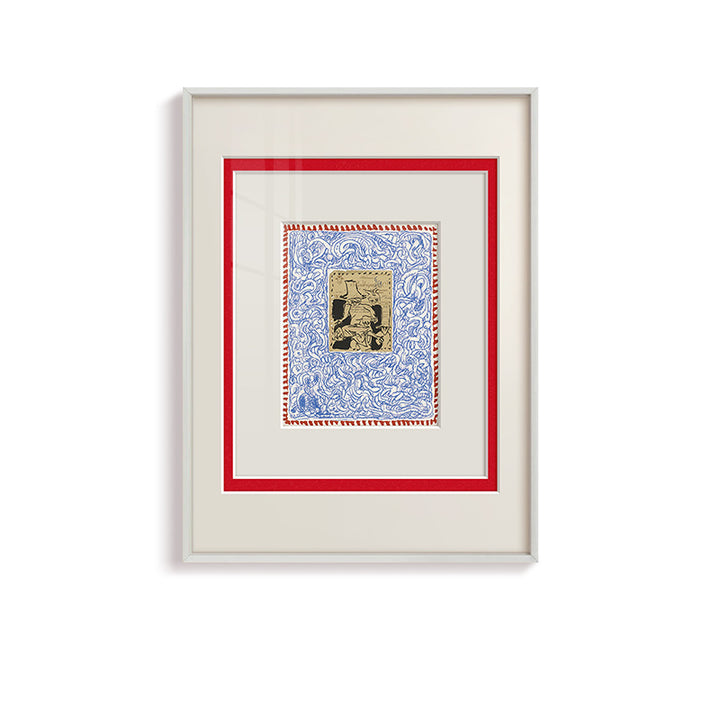 Framed Abstract Botanical Art Print