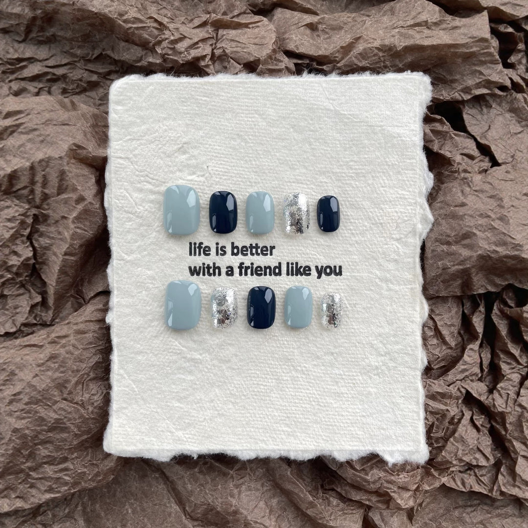 Artistic Press-On Nail Art Set