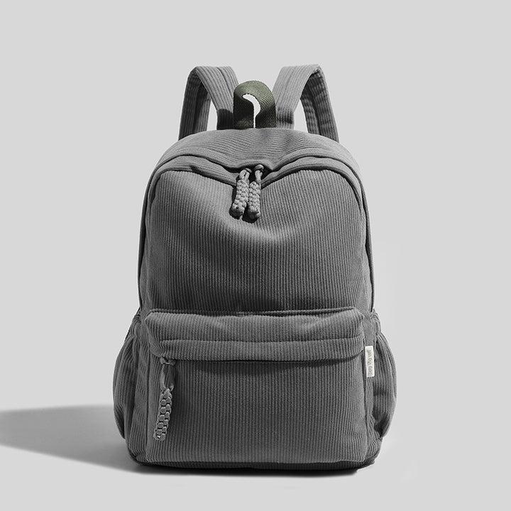 Ribbed Fabric Lightweight Backpack Kalsten