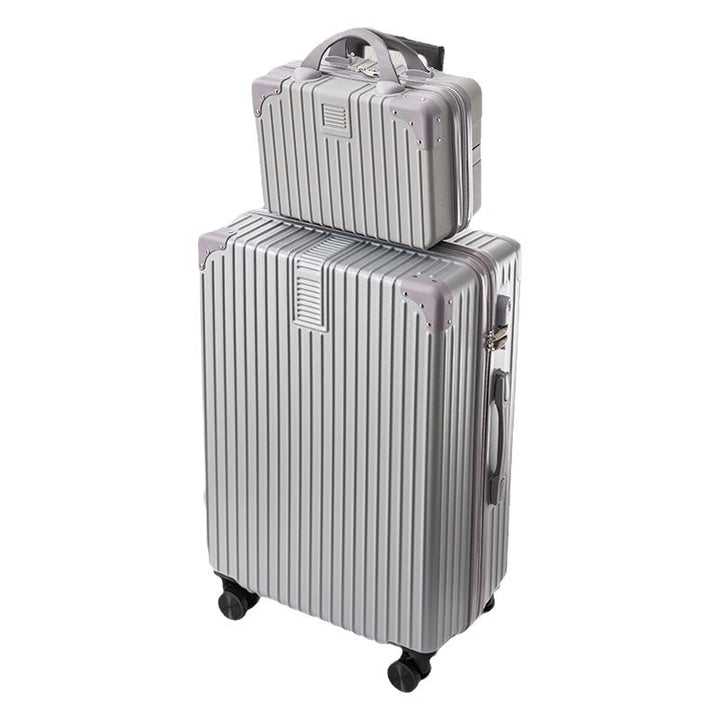 Unisex Textured Multi-Functional Hard-Shell Luggage Kalsten