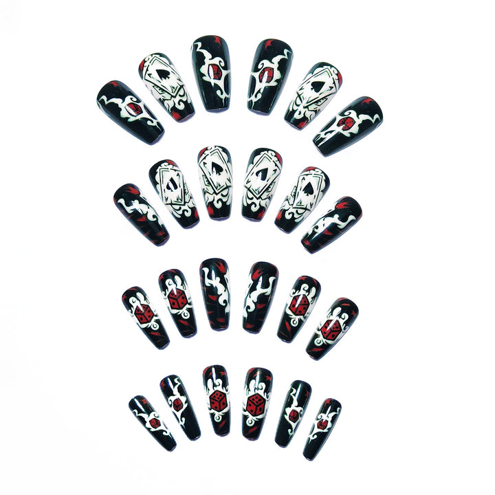 Artistic Playing Card Nail Art Kalsten