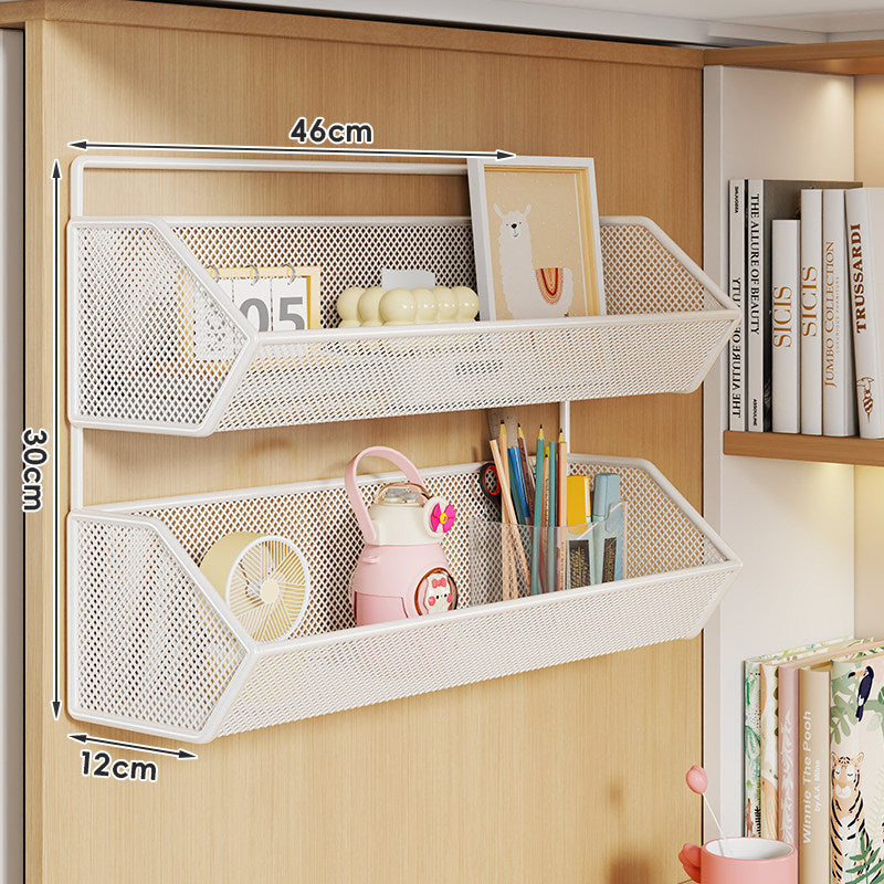 Over-Cabinet Mesh Hanging Storage Basket Shelf Organizer