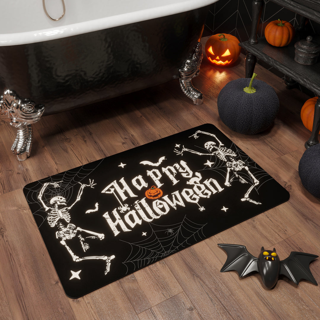 Halloween-Themed Non-Slip Bath Mat