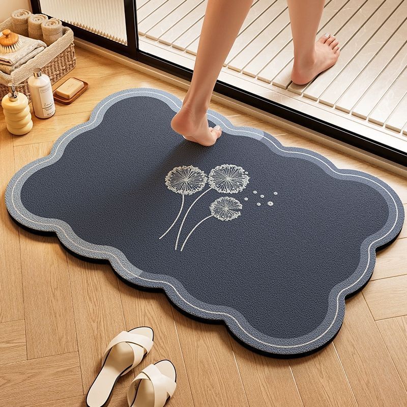 Cloud-Shaped Playful Bath Mat
