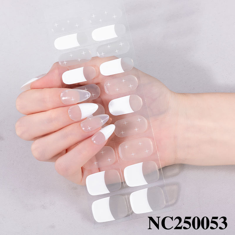 French Tip Nail Wraps