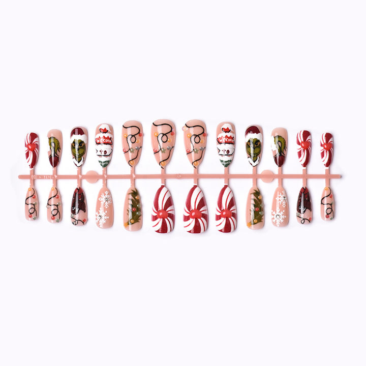 Themed Press-On Nail Art Set