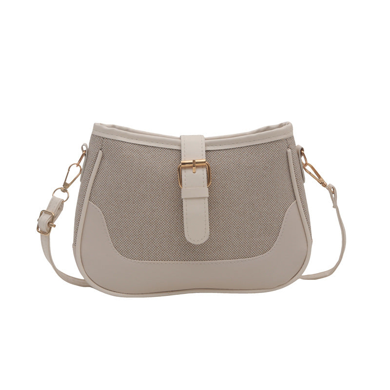 Structured Canvas Handbag