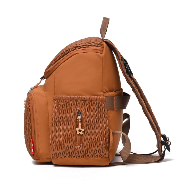 Textured Multi-Pocket Backpack Kalsten