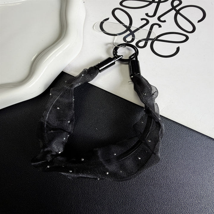 Decorative Chiffon Charm Keychain Kalsten