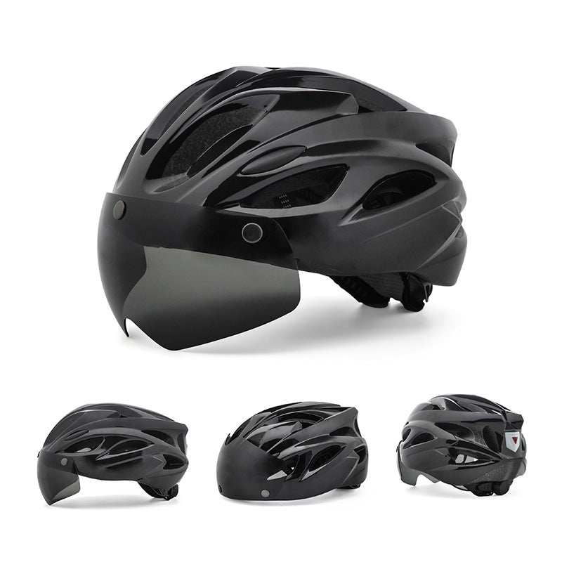 Aerodynamic Cycling Helmet with Integrated Visor Kalsten