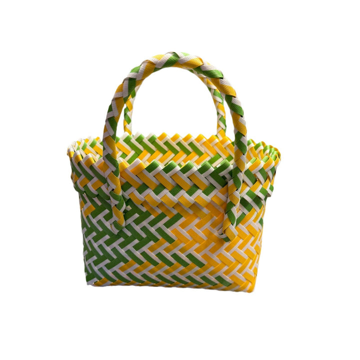 Handcrafted basket bag in stylish design Kalsten