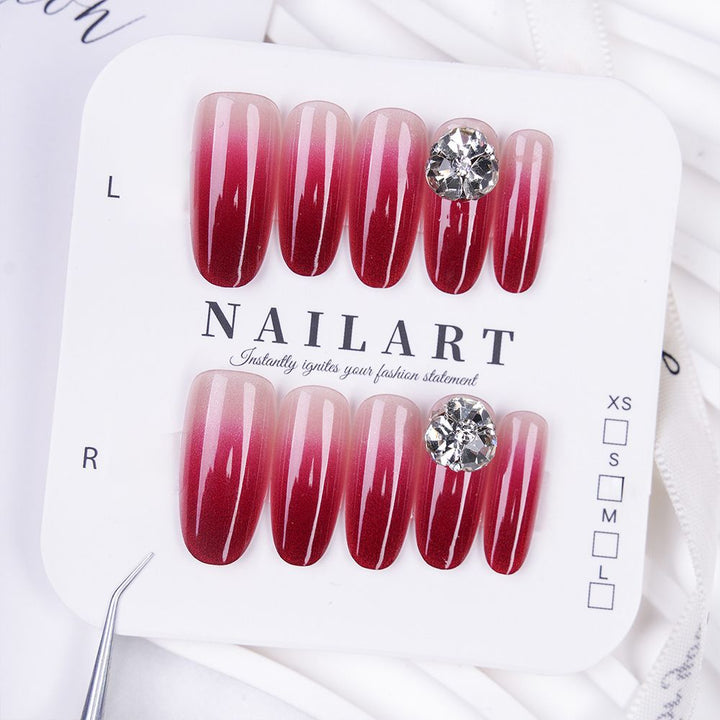 Artistic 3D Butterfly Press-On Nail Set Kalsten