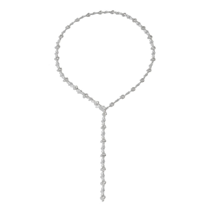 Heart-Shaped Gemstone Choker Necklace Kalsten