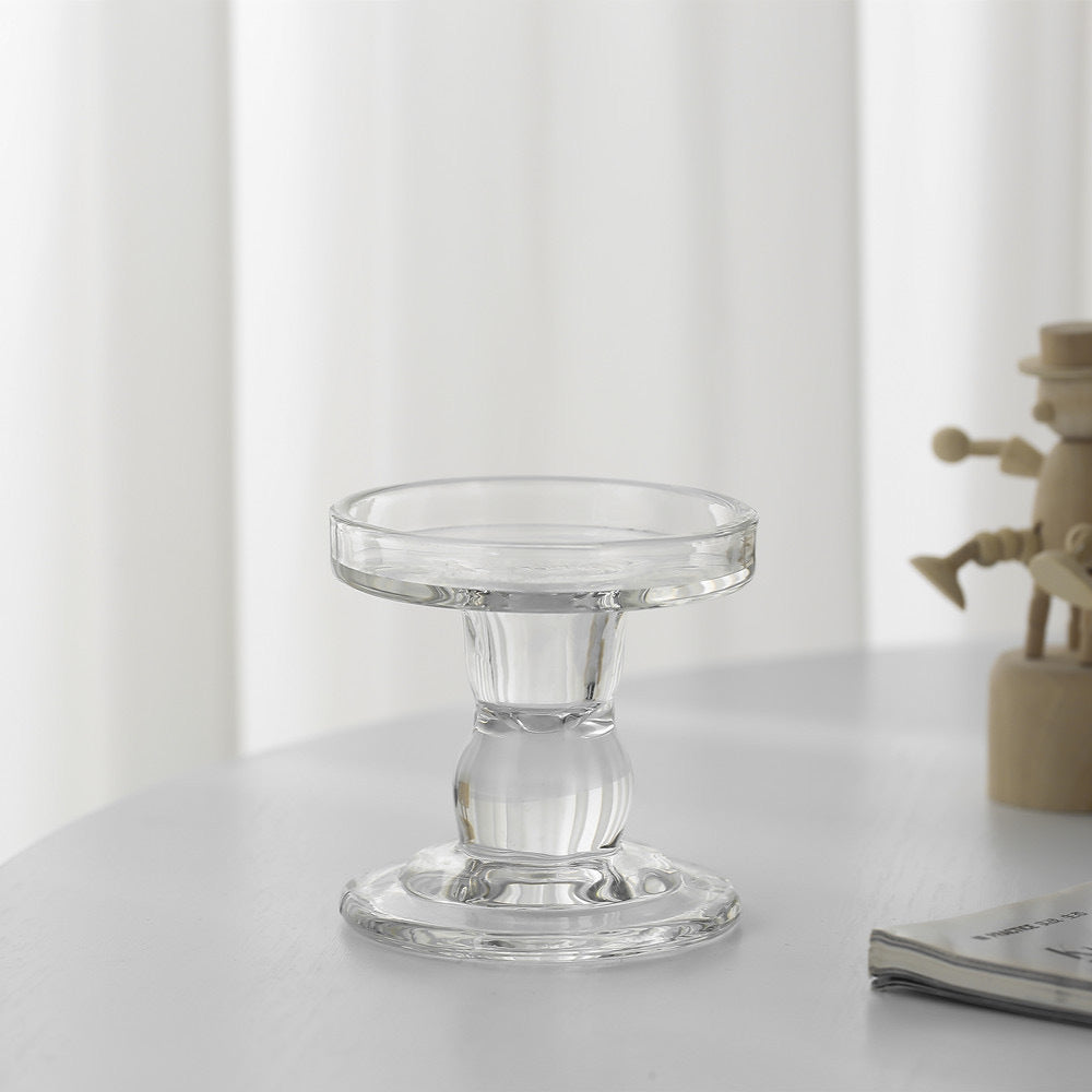 Textured Ribbed Vertical-Fluted Decorative Pillar Candle