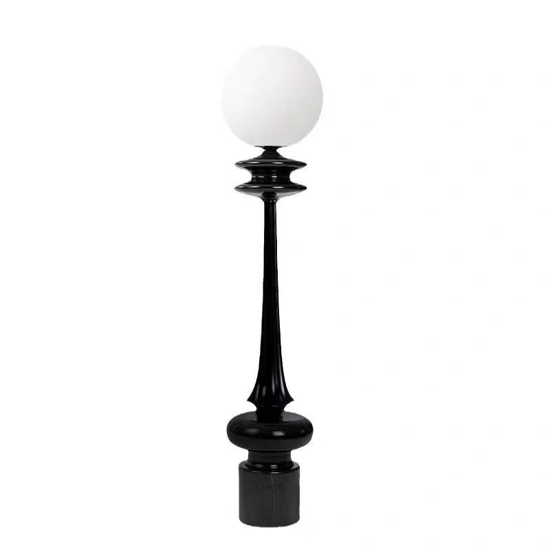 Modern Elegant Floor Lamp with Artistic Globe Shade