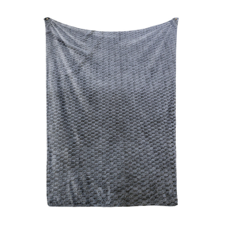 Ladies Cozy Microfiber Quick Change Blanket in Modern Checkered Pattern Kalsten