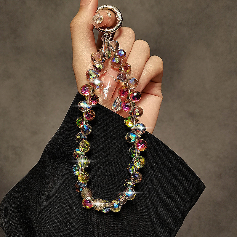 Decorative Crystal Beaded Charm Keychain Kalsten