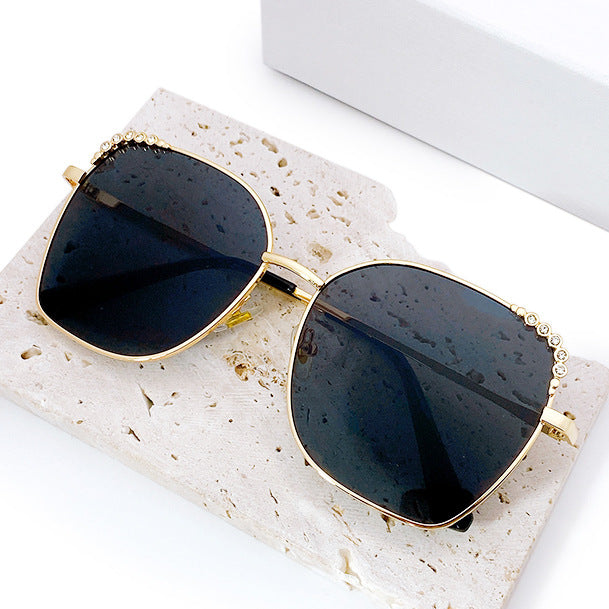 Elegant Square Sunglasses with Sparkling Accents Kalsten