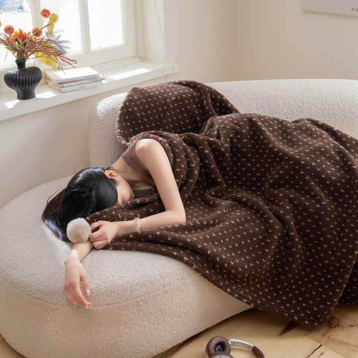 Women's Cozy Fleece Throw Blanket