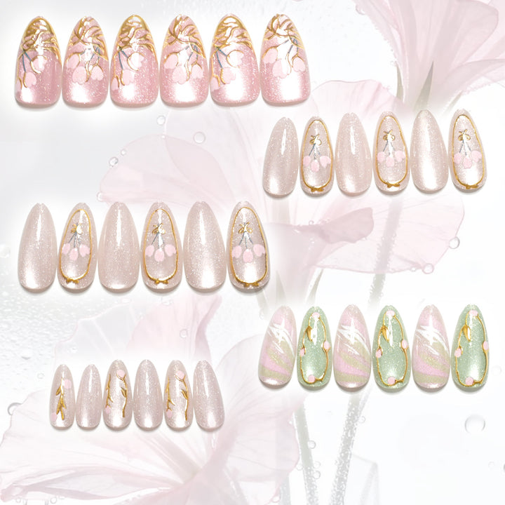 Premium Press-On Nail Art Set