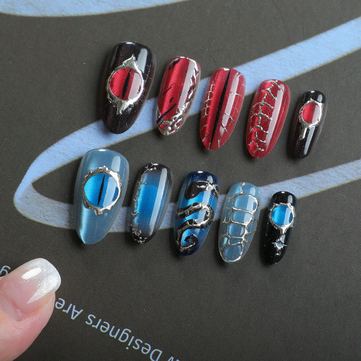 Themed Graphic Press-On Nail Art Set