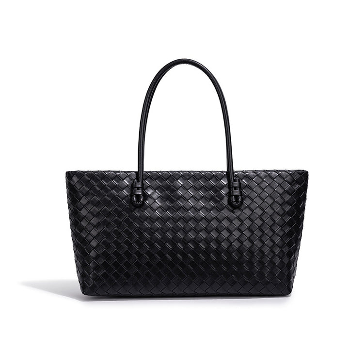 Woven Leather Tote Bag Kalsten