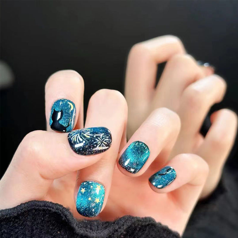 Ombre Press-On Nails with Glossy Finish Kalsten
