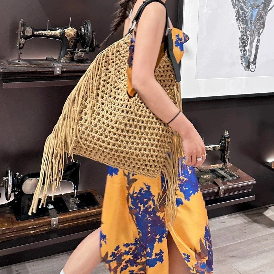 Casual Macrame Shoulder Bag Kalsten